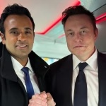 Vivek Ramaswamy with Elon Musk